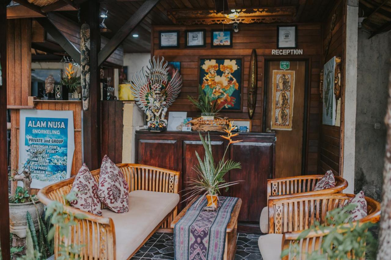 Alam Nusa Bungalow Huts & Spa Lembongan Zewnętrze zdjęcie
